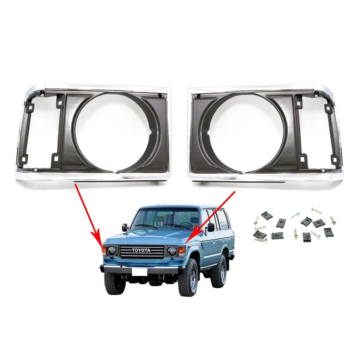 Headlight Lamp for Toyota Land Cruiser BJ60 FJ60 HJ61 (1980–1987)