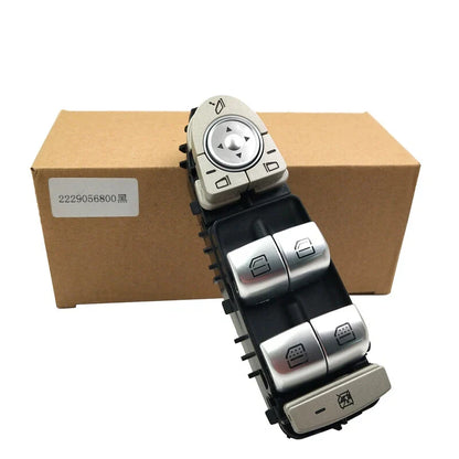Power Window Switch Black(White Light) for Mercedes W213 E-Class (2016–2023)