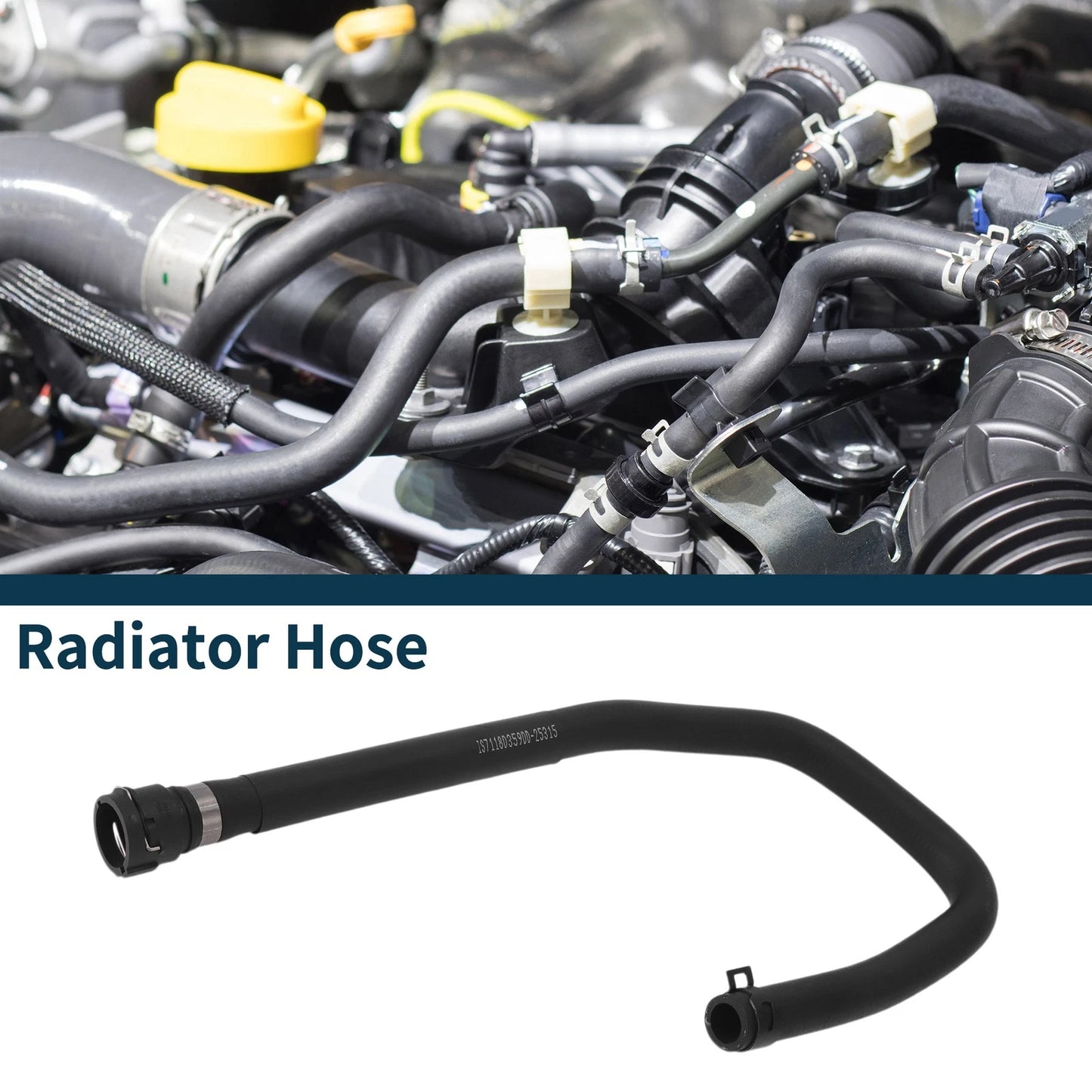 Radiator Hose No.1S7118D359DD for Ford Mondeo (2004–2007) Rubber Outlet Pipe