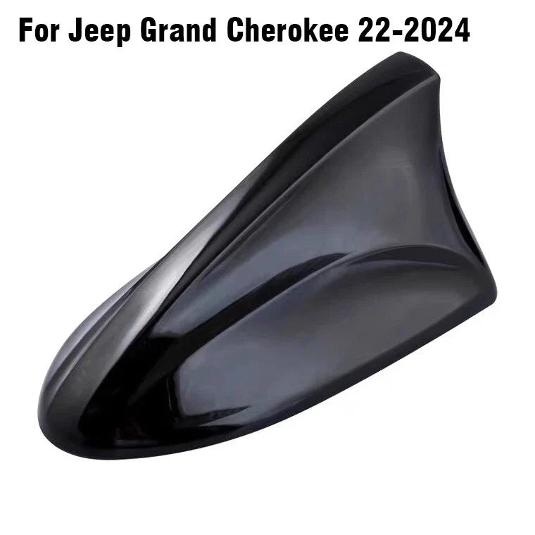 Black Roof Antenna Base Cover Trim for Jeep Grand Cherokee (2022–2024)