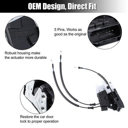 Rear Left Door Latch Lock Actuator for Hyundai Tucson (2016-2019)