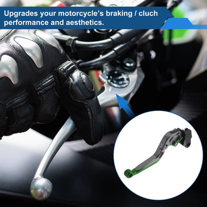 Adjustable Brake Clutch Levers for Kawasaki Z1000SX (2011–2023) Titanium Green