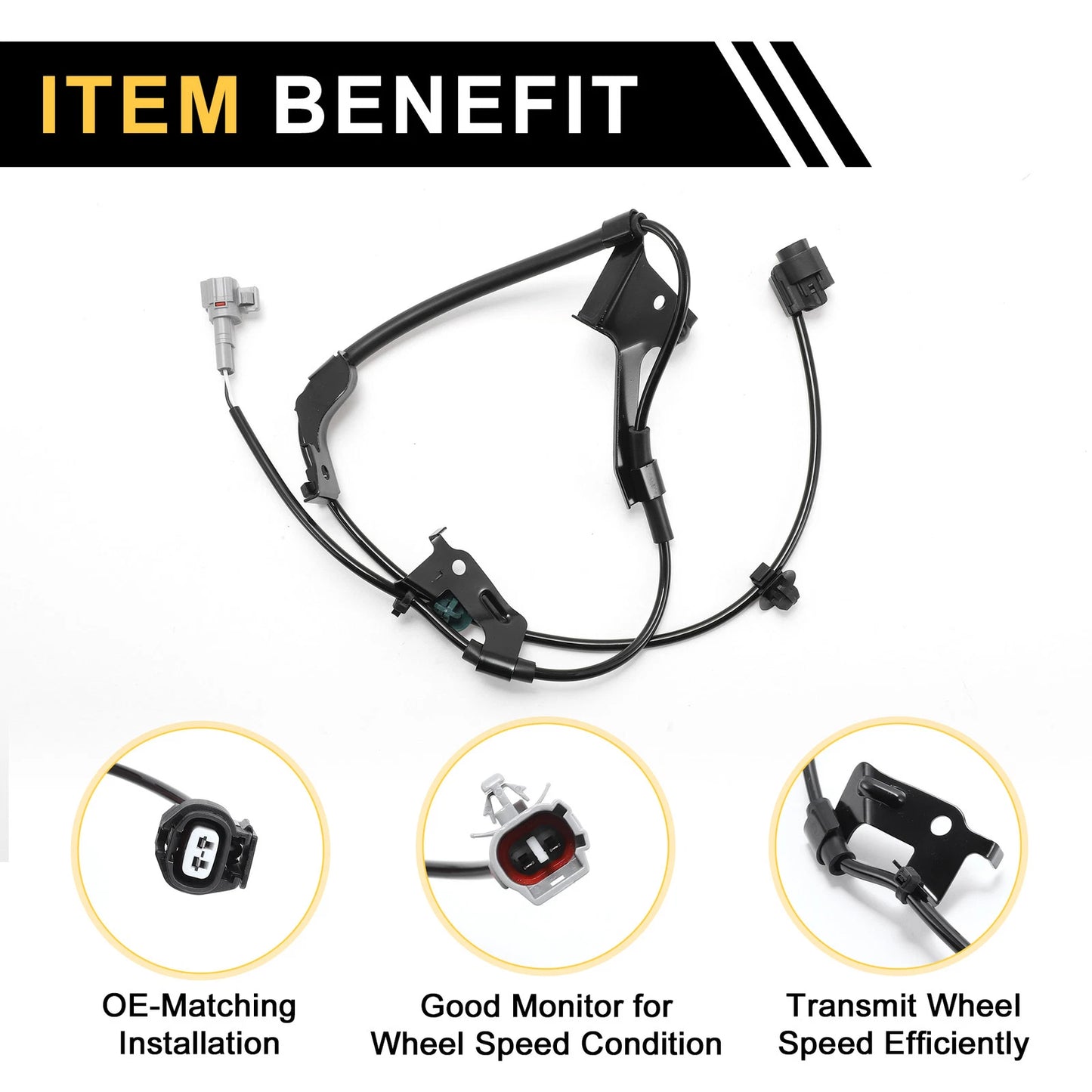 ABS Wheel Speed Sensor No. 8951604040, 1P3781 for Toyota Tacoma (2005–2015) Front Left