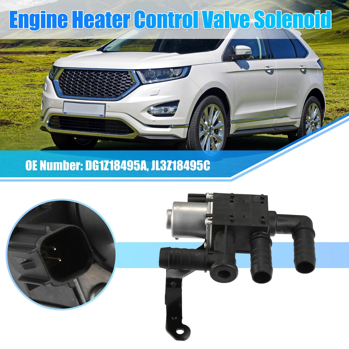 DG1Z18495A Engine Heater Control Valve Solenoid for Ford F-150 (2018–2020)
