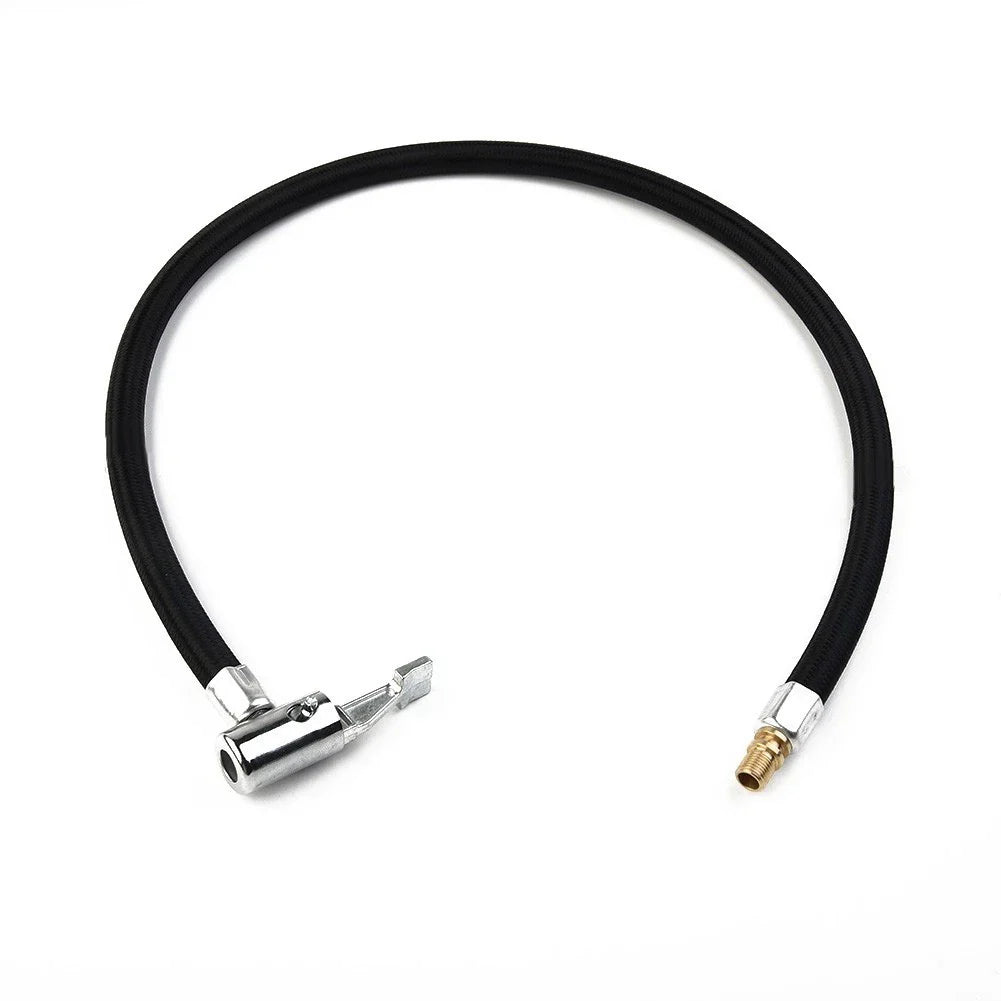 Pipe Air Inflator Hose Adapter 60cm Rubber Metal Cloth