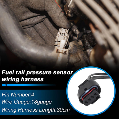 Fuel Rail Pressure Sensor Connector for Chevrolet Silverado 2500HD (2007–2019) No.19300397