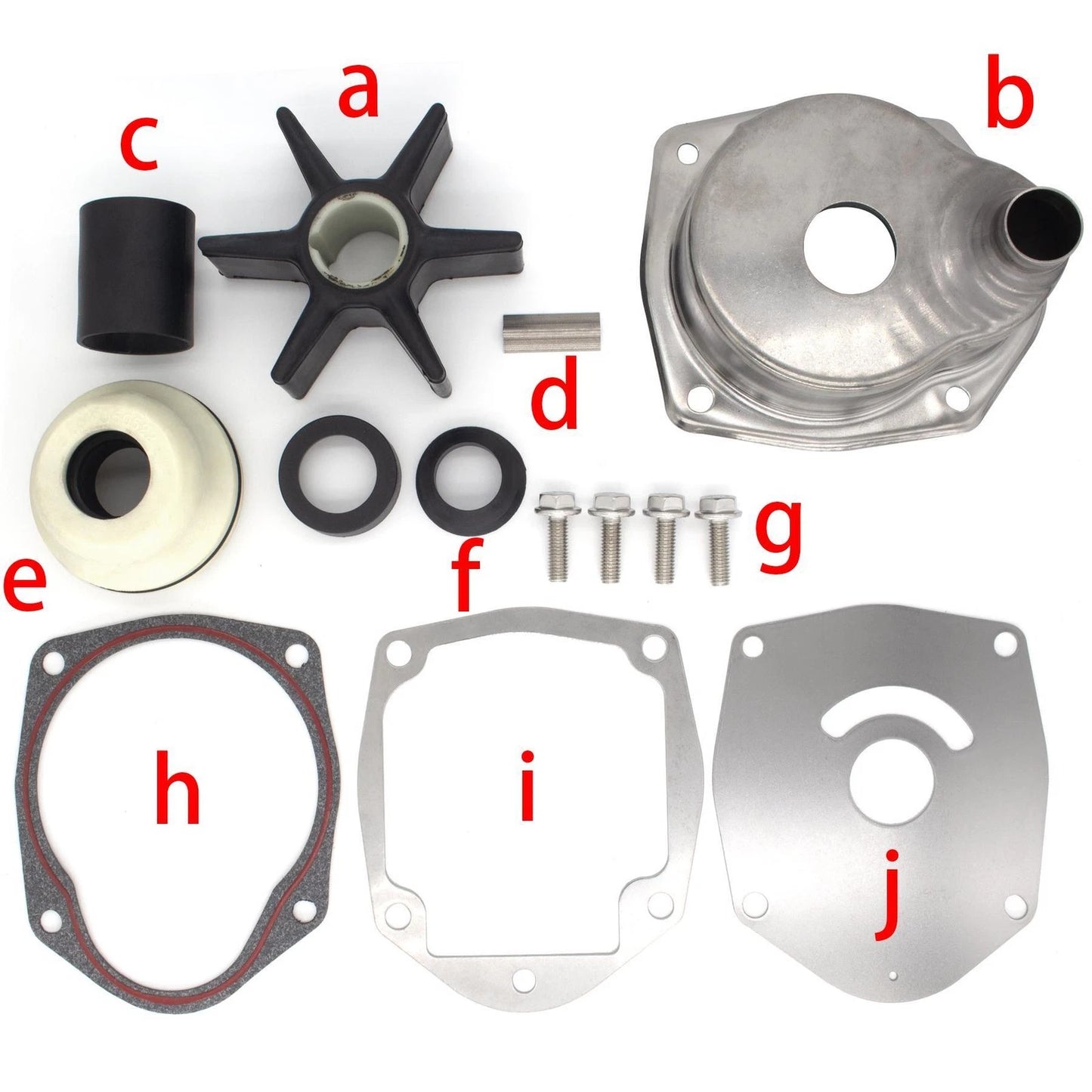 Water Pump Repair Kit for Mercury Quicksilver (Fits Various Models)