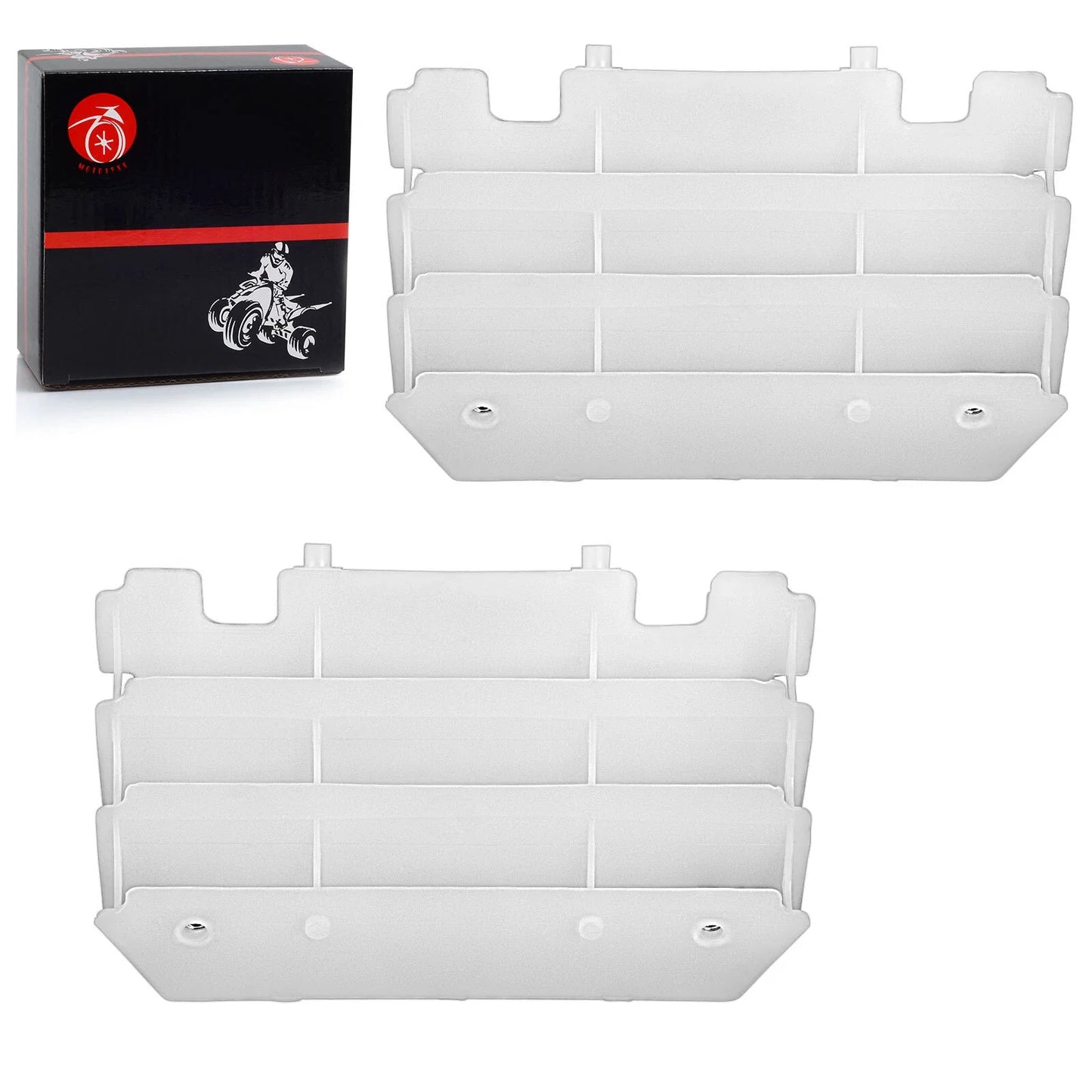 Radiator Shrouds Guard Set for Kawasaki KX125 KX250 (1997–2005)