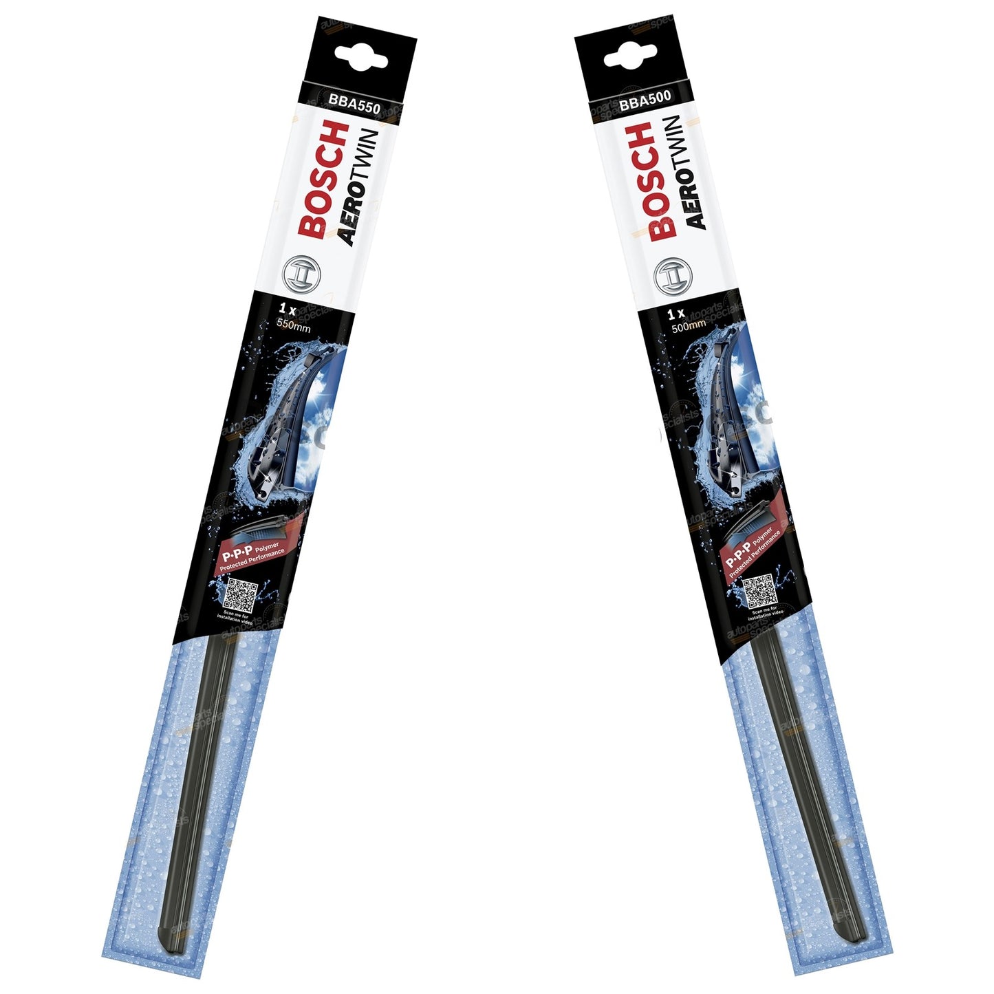 Front Pair Wiper Blades for Nissan Maxima (1995–1999)