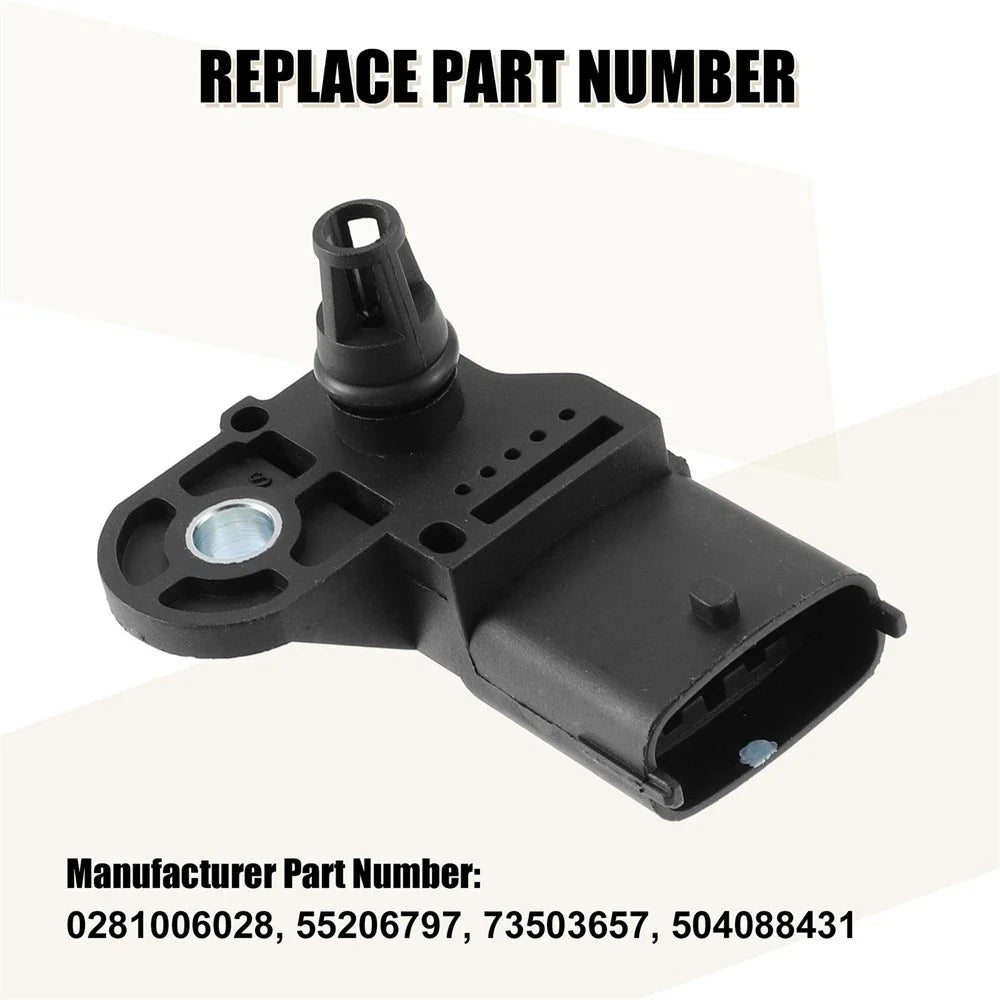Boost Pressure Sensor for Fiat Opel Saab Renault Honda Ford GMC Chevrolet Nissan