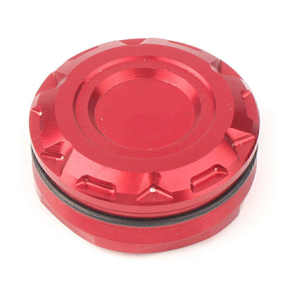 37MM CNC Rear Brake Fluid Reservoir Guard Red for Kawasaki Yamaha Suzuki Honda
