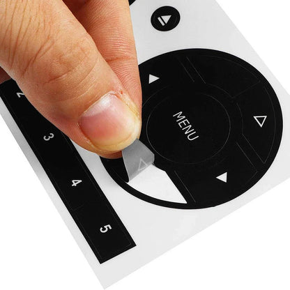 Fiat 500 Radio Button Repair Decal Sticker (2011-2016)