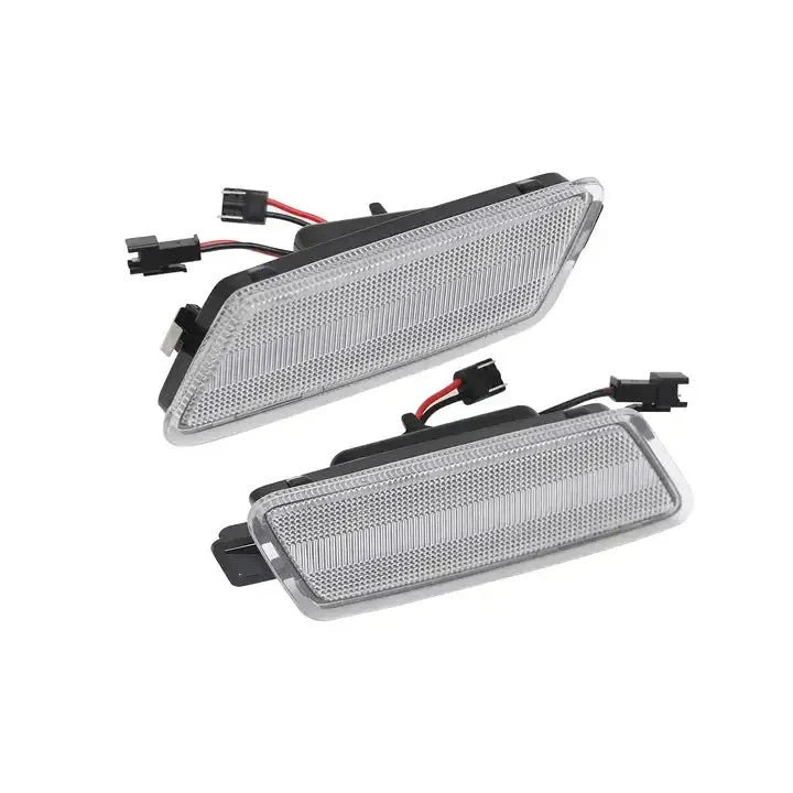 Clear Front Rear LED Side Marker Lights for Audi S7 RS7 (2012–2018)