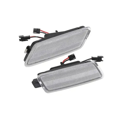 Clear Front Rear LED Side Marker Lights for Audi S7 RS7 (2012–2018)