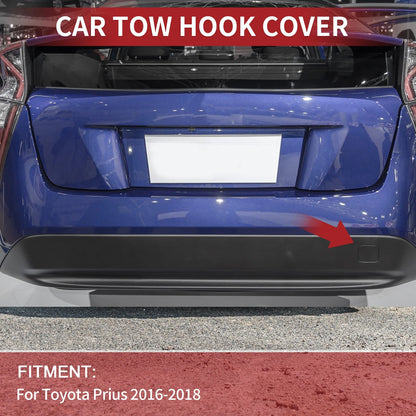 Rear Tow Hook Cover Cap for Toyota Prius (2016–2018) No. 5216947020 Black