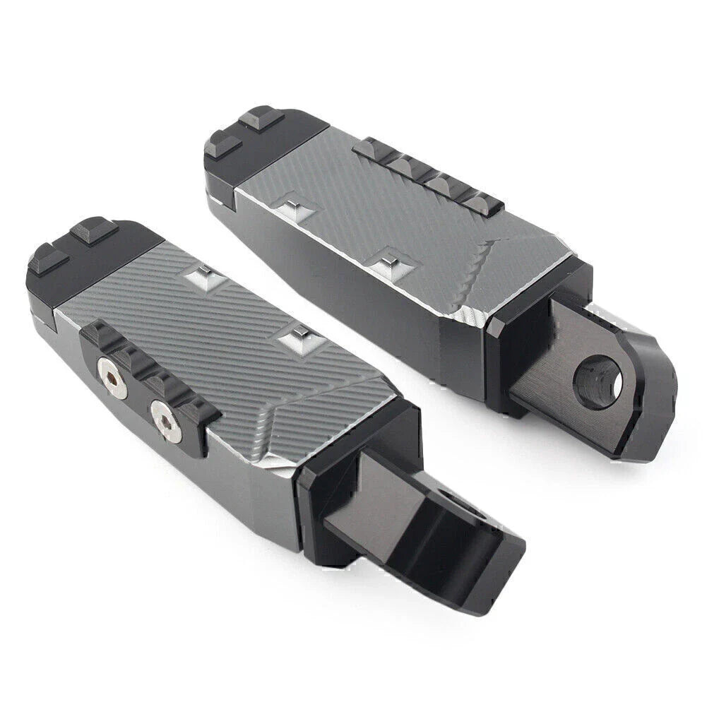 Rear Footrests Grey Pegs for Suzuki GSXR600/750/1300 Hayabusa (2001-2023)