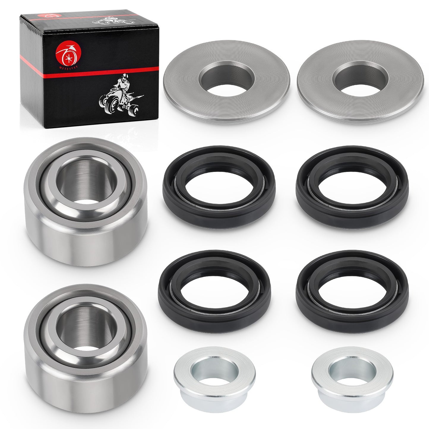 Rear Shock Bushing Bearing Kit for Yamaha Warrior 350 (1987–2004)