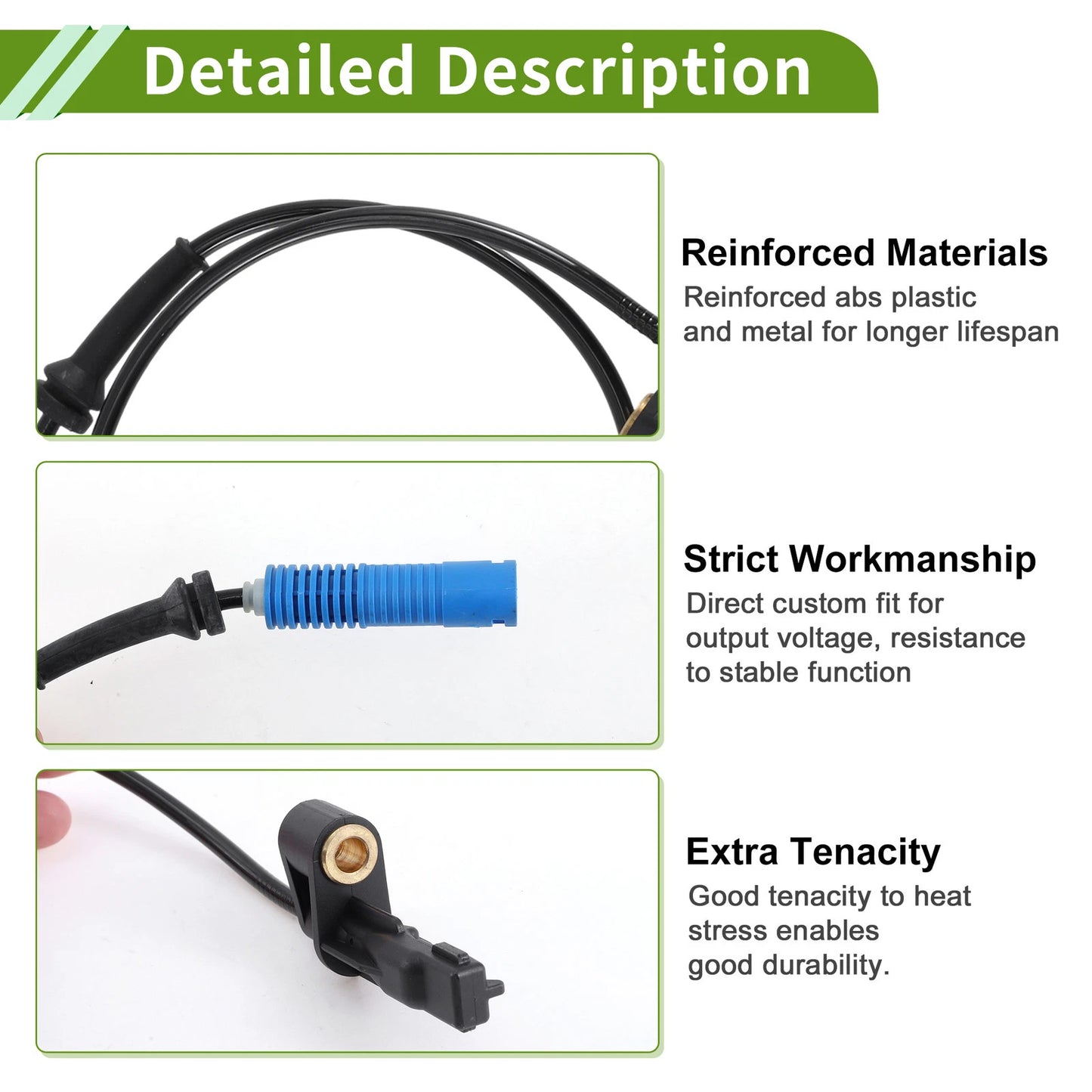 ABS Wheel Speed Sensor for BMW Z3 (1996–2002) No. 34526752690/AB0155/025623432410