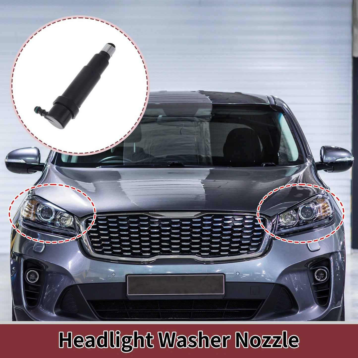 Headlight Washer Nozzle for Porsche 911 Carrera (2005–2008) No. 99762813301