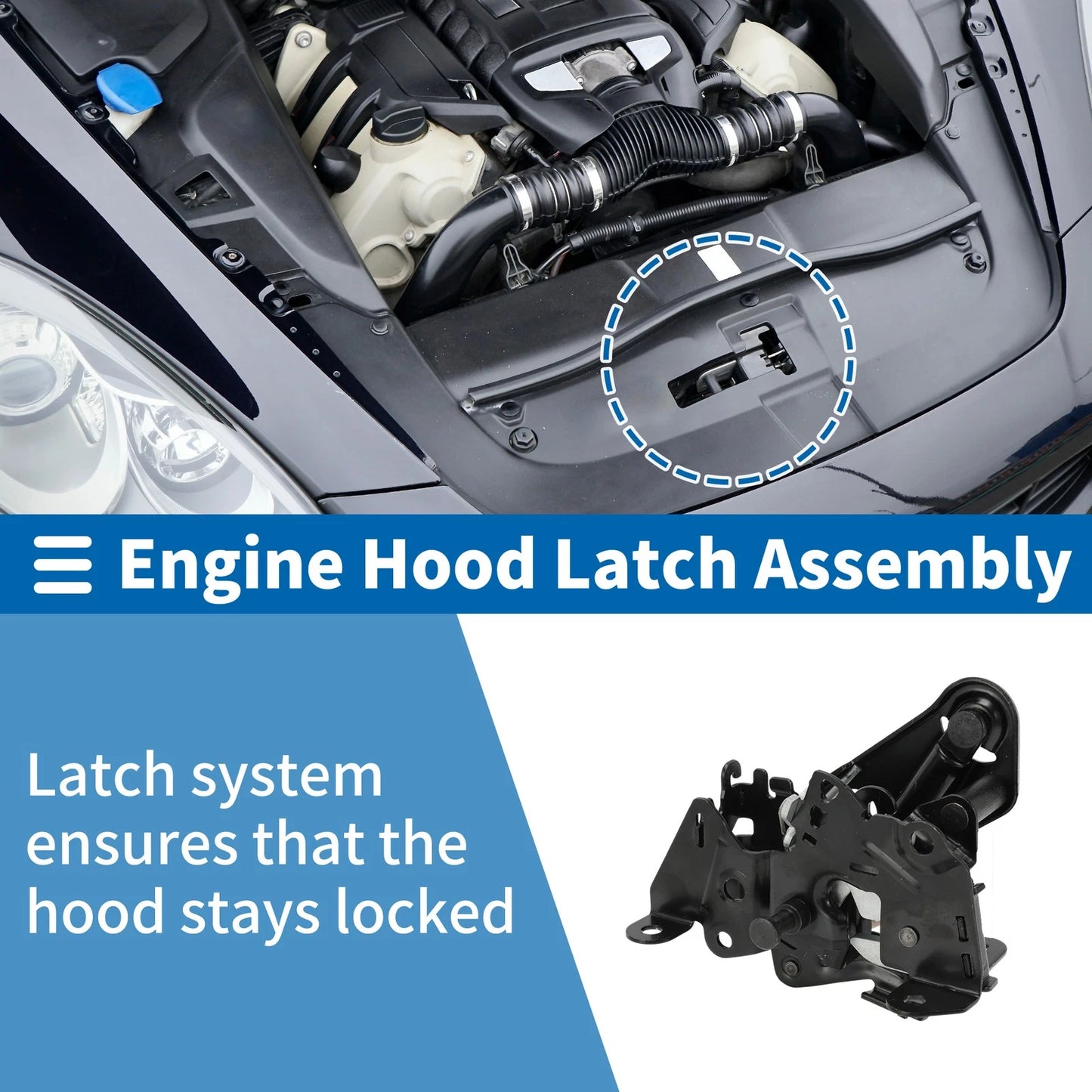 Hood Latch Assembly for BMW 528i (2011–2016) No. 51237206454