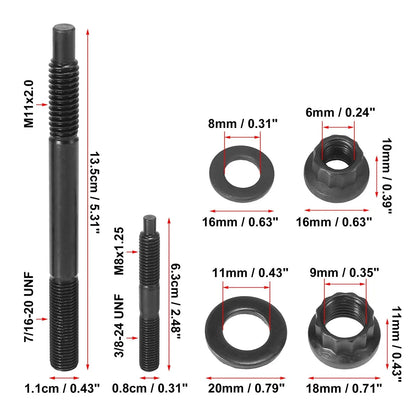 Cylinder Head Stud Kit for Chevy LS1 LS6 5.3L 5.7L 6.0L Engine (2004-2006)