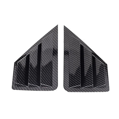 2 x Carbon Fiber Side Window Louver Shutter Cover for Toyota C-HR (2018–2022)