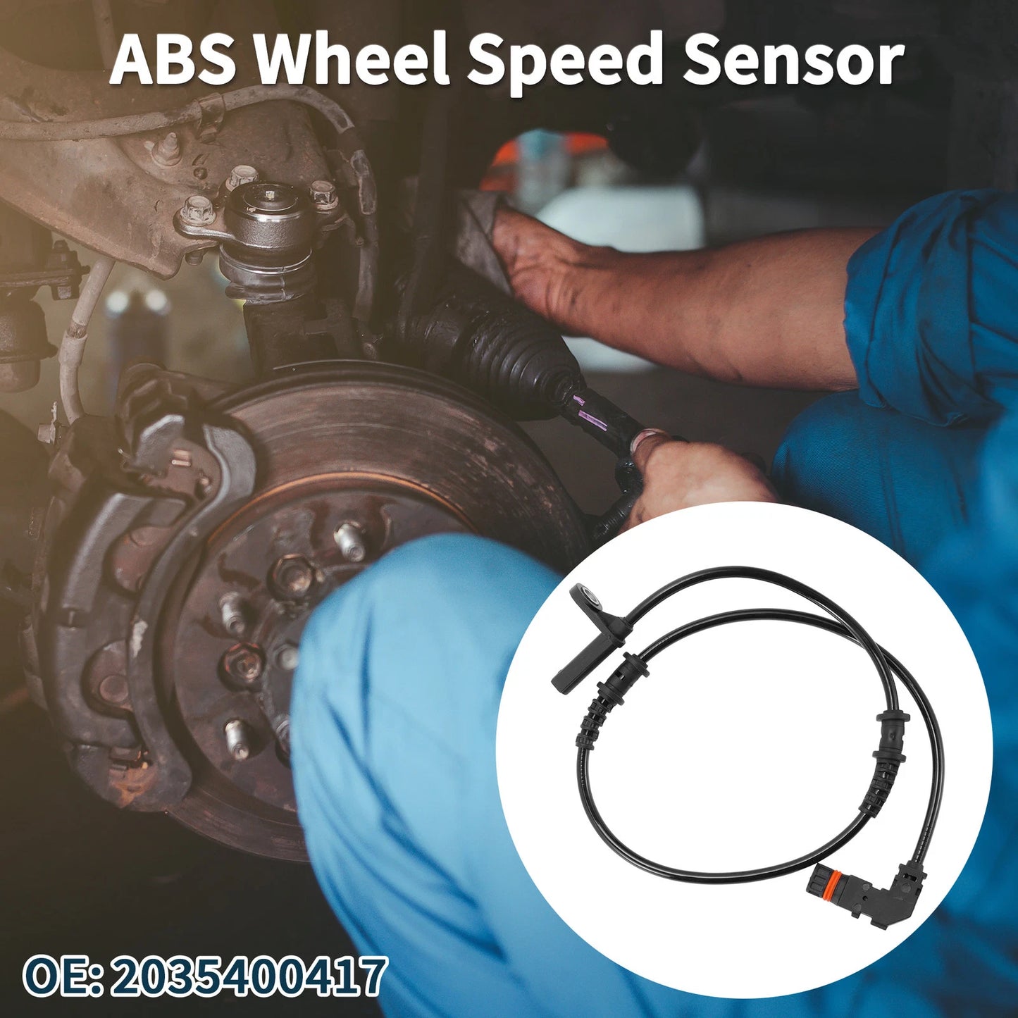 ABS Wheel Speed Sensor No. 2035400417 for Mercedes-Benz SLK55 (2005–2009)
