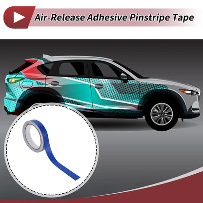 Pinstripe Tape 25mm x 10m for Car Motorcycle Boat Matte Deep Blue (1 Pc)