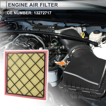 Car Engine Air Filter for Chevrolet Cruze (2009-2016) - 1 x High-Quality Filter