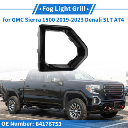 Front Right Fog Light Grille 84176753 for GMC Sierra 1500 (2019–2023)
