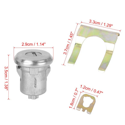 Door Lock Cylinder Set with 2 Keys for Buick, Chevy, Pontiac (2000-2005)
