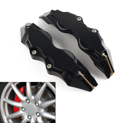 3D Style Brake Caliper Covers Set for Universal Fit (Black)