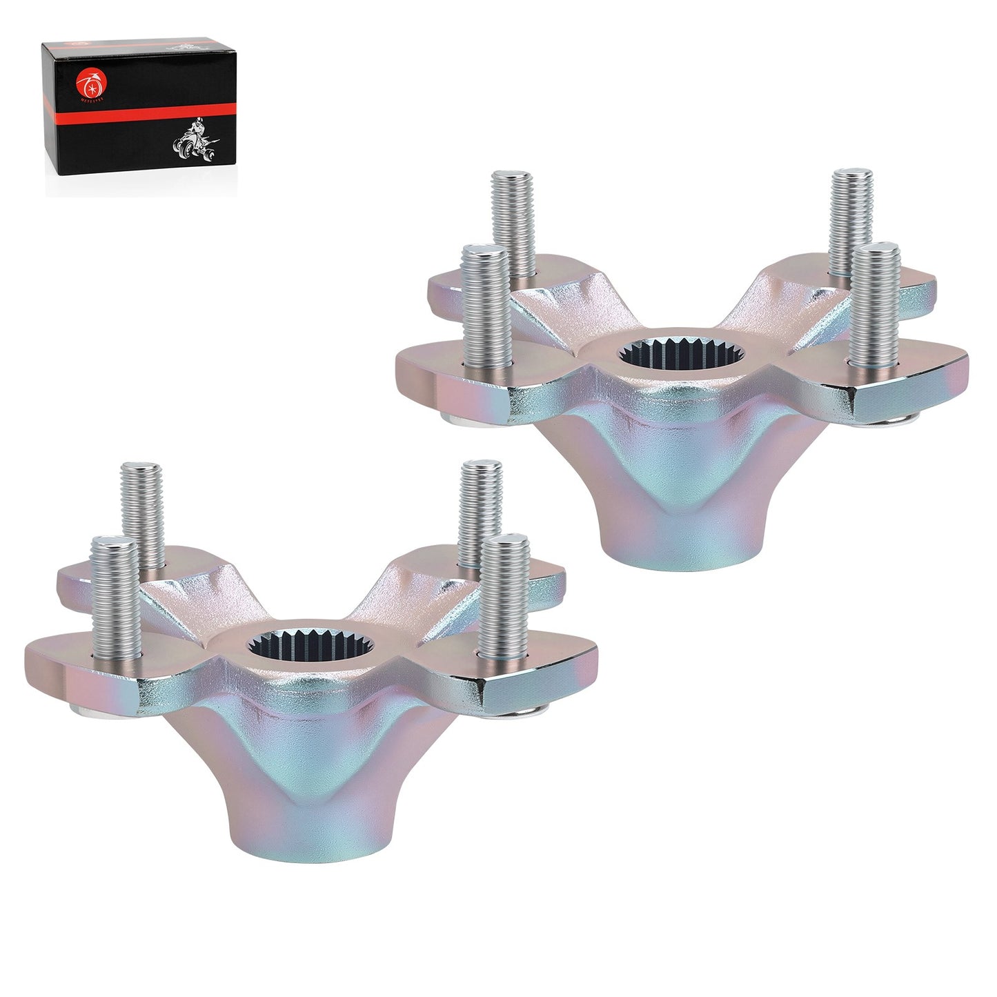 2 Rear Wheel Hubs for Suzuki QuadSport Z400 QuadRacer 450 (2006–2014)