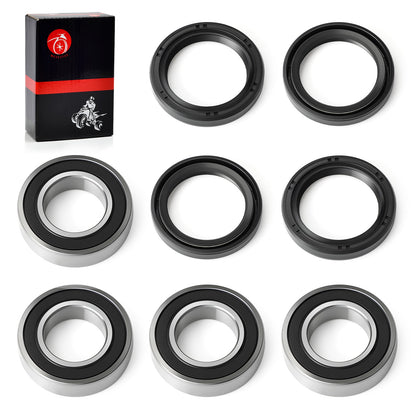 Set of 2 Front Wheel Bearing Seals for Kawasaki Mule (2010–2020)