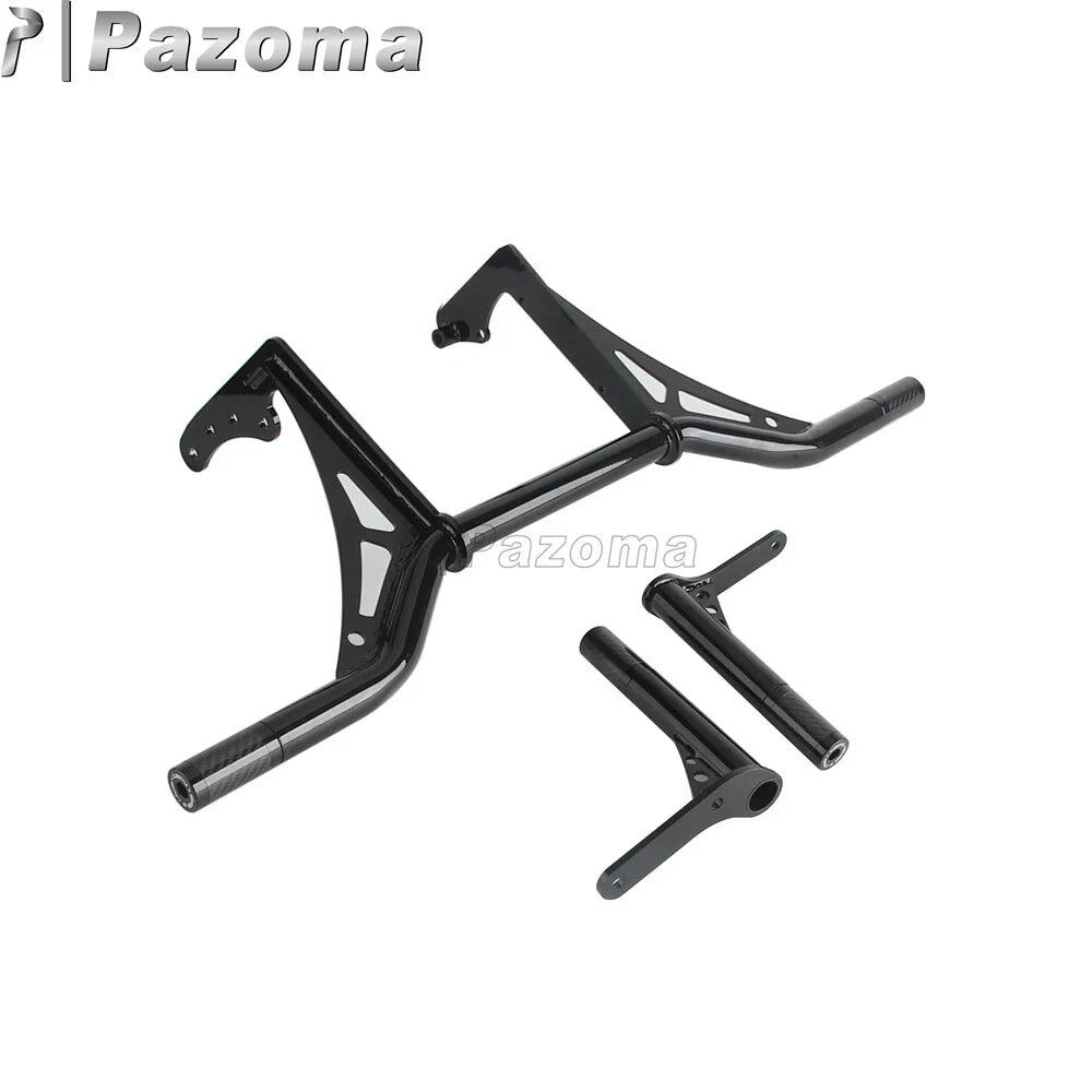 New Crash Bar & Saddlebag Guards for Harley Softail FXLRST (2022-2023)