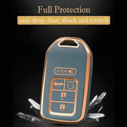 Car Remote Key Fob Case Cover Holder for Honda Civic CR-V Accord Pilot Insight