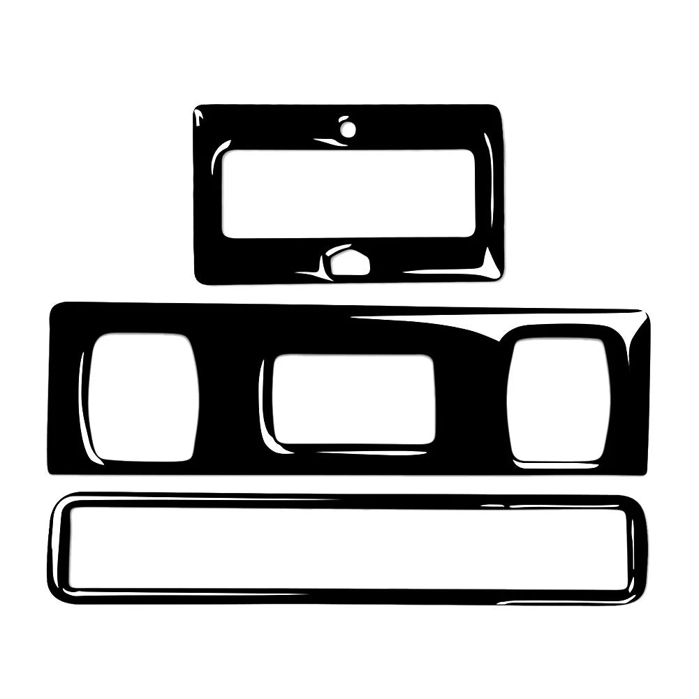 3Pcs Carbon Red Hardtop Reading Light Panel Cover for Audi TT 8N (2001–2006)