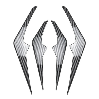 Carbon Black Front Bumper Side Air Vent Trim Cover for BMW X6 G06 (23-25)