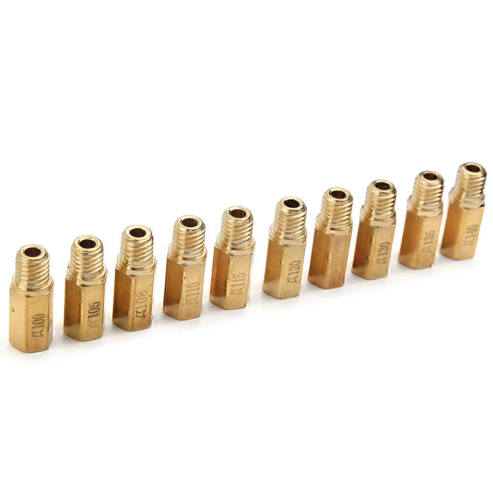 10 Pcs Main Jet for PWK OKO CVK Mikuni KOSO Carburetors #100-#140