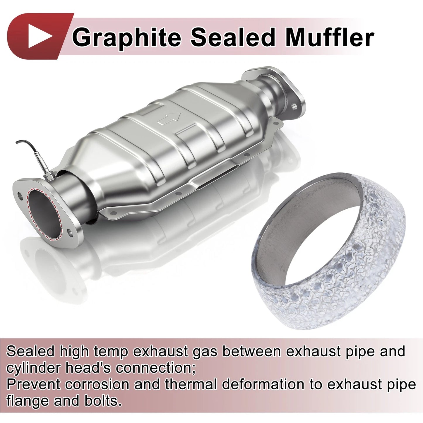 Exhaust Manifold Gasket   - 35mm, Graphite