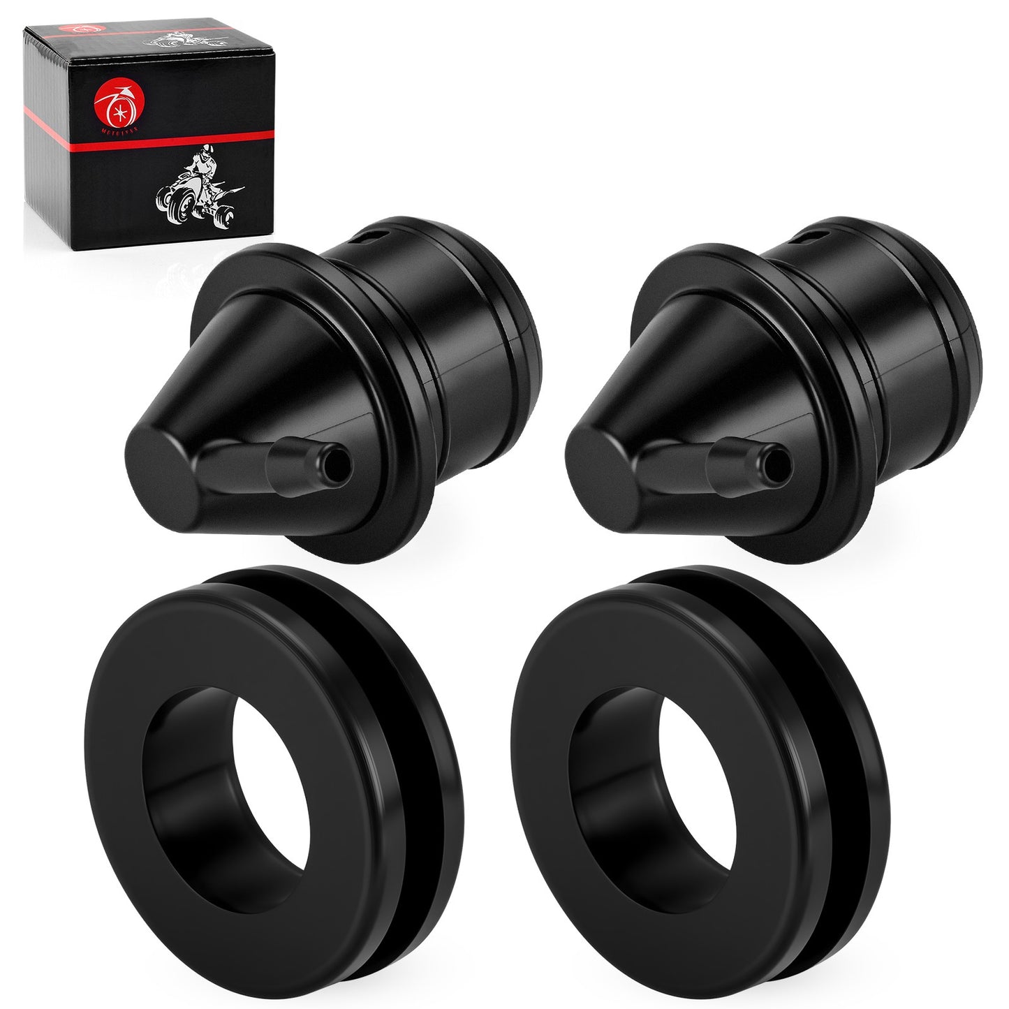 2 Fuel Tank Vent Insulation Grommets for Club Car DS Precedent (1992–2015)