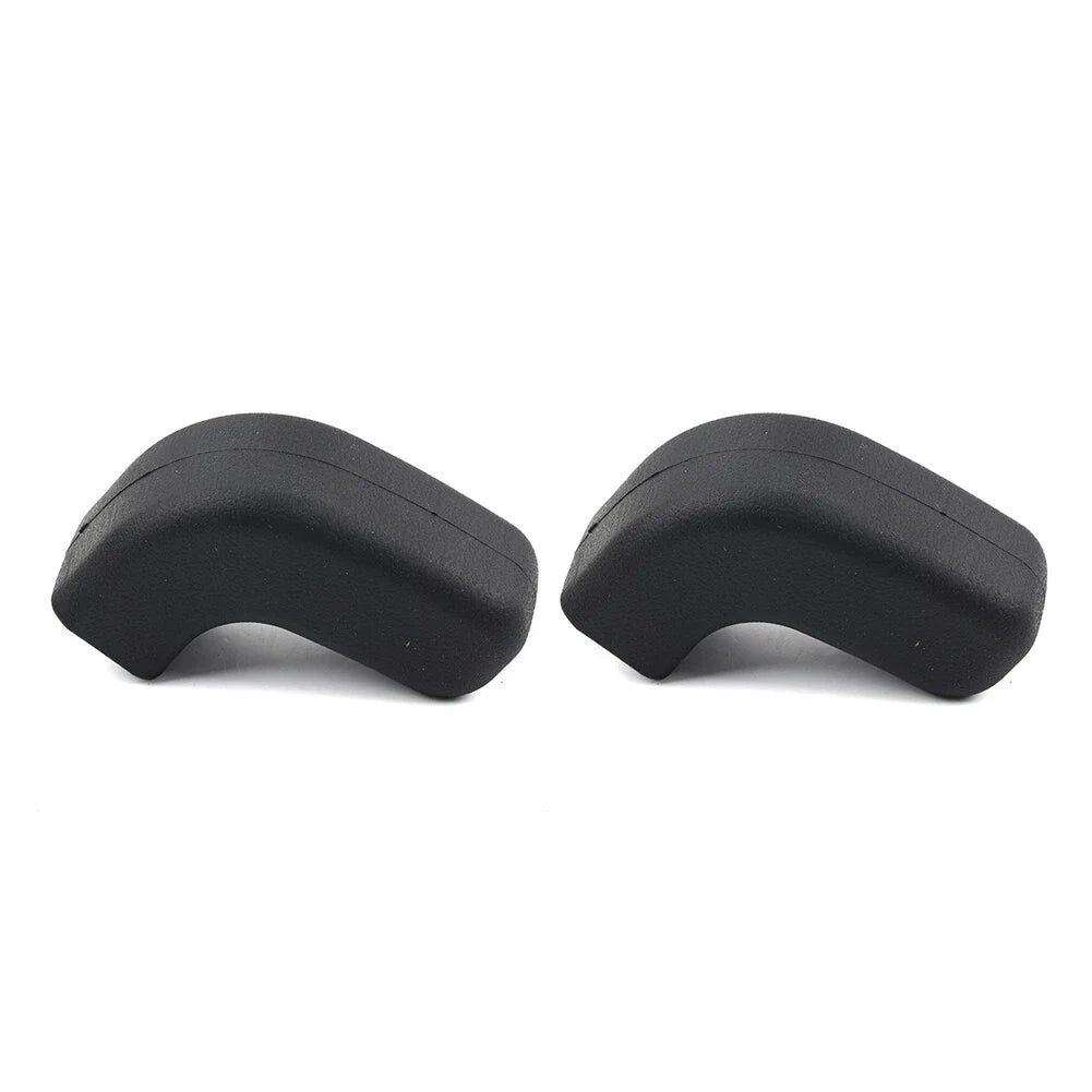 Black Front Bumper Tow Hook Cover for Jeep Wrangler JK JL JT (2007-2023)