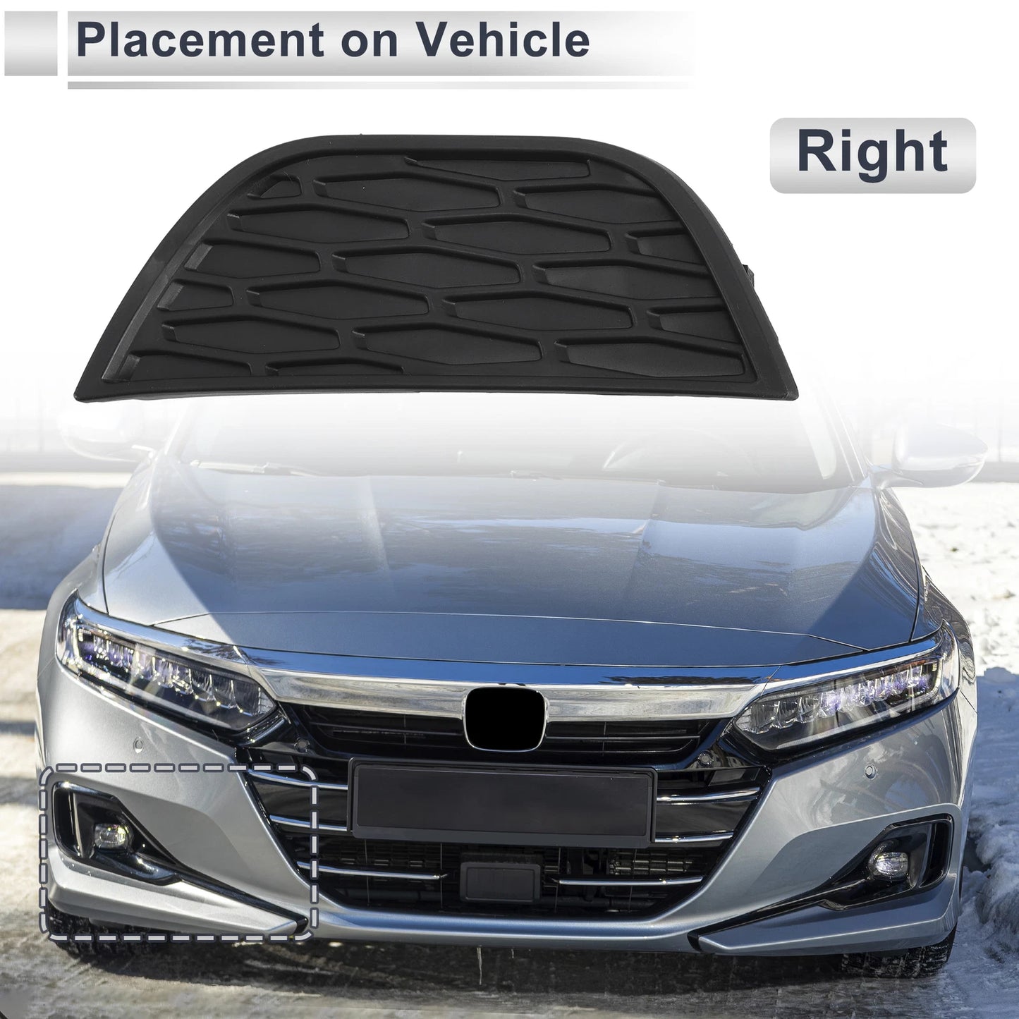 1 Pc Fog Light Grill for Range Rover Evoque (2012–2017) No.LR027866