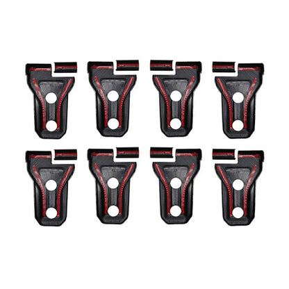 8pcs Black Door Hinge Covers for 2018+ Jeep Wrangler JL 2/4 Door Accessories
