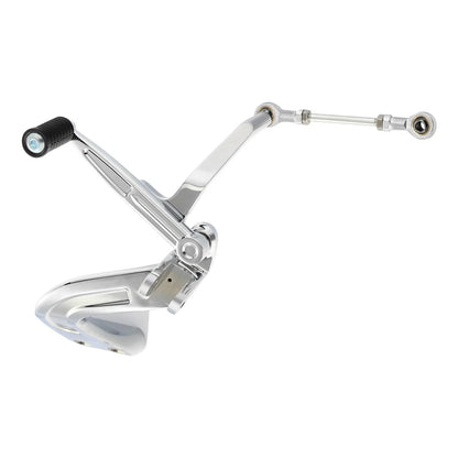 Chrome Mid Control Shift Side Set for Harley Sport Glide, Fat Bob, FXDR (18-25)