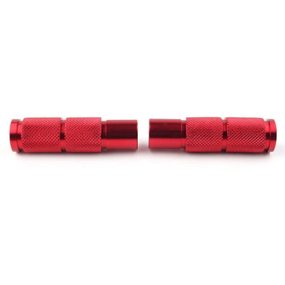 Red Universal Motorcycle Bike Foot Pegs Rear Set Pedals for Racing