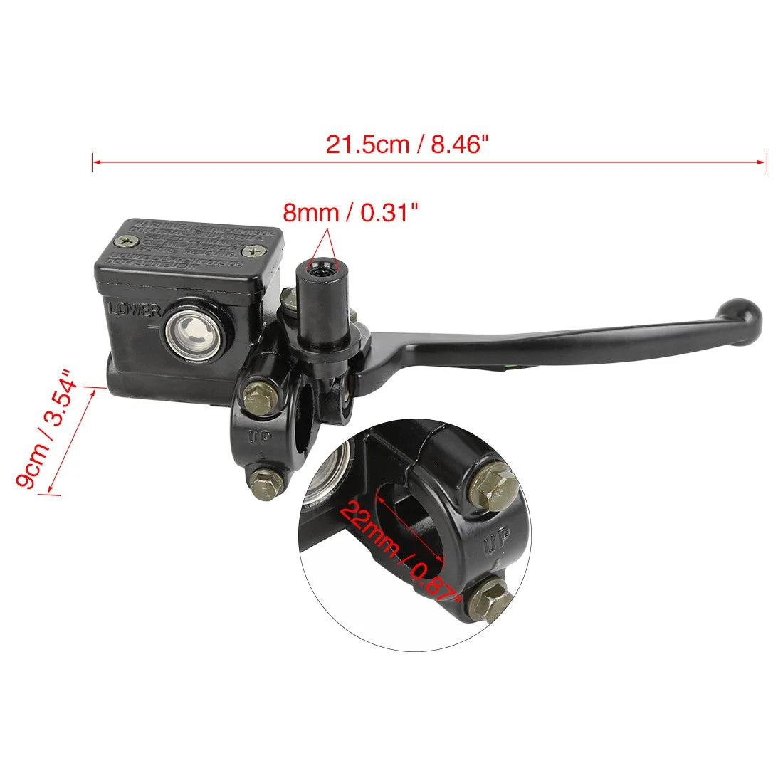 Front Brake Master Cylinder Pump Lever for Yamaha ZY125 (2000–2023)