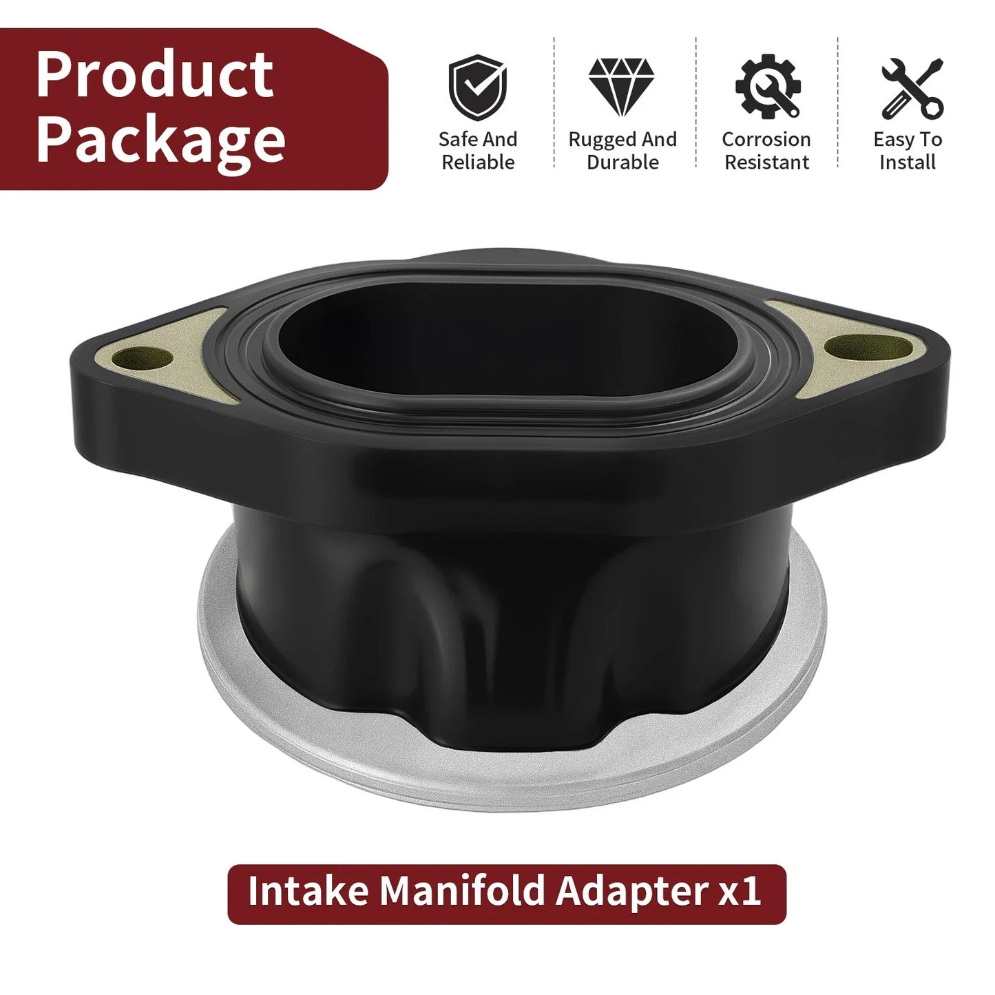 Intake Boot Manifold Adapter for Polaris RZR XP Turbo S, RZR PRO XP 4 (2019–2023)