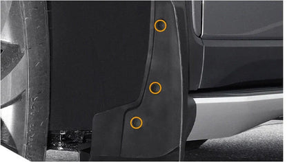 4 x Front Rear Splash Fender Guards Mud Flaps for Toyota 4Runner (2010–2021)