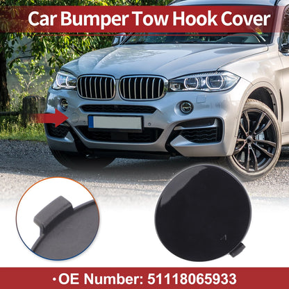 Tow Hook Cover for BMW X6 F16 M (2015–2019) No. 51118065933 Black